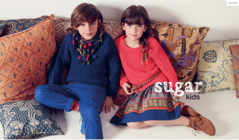 CAMPAÑA MANGO KIDS WITH SUGAR KIDS